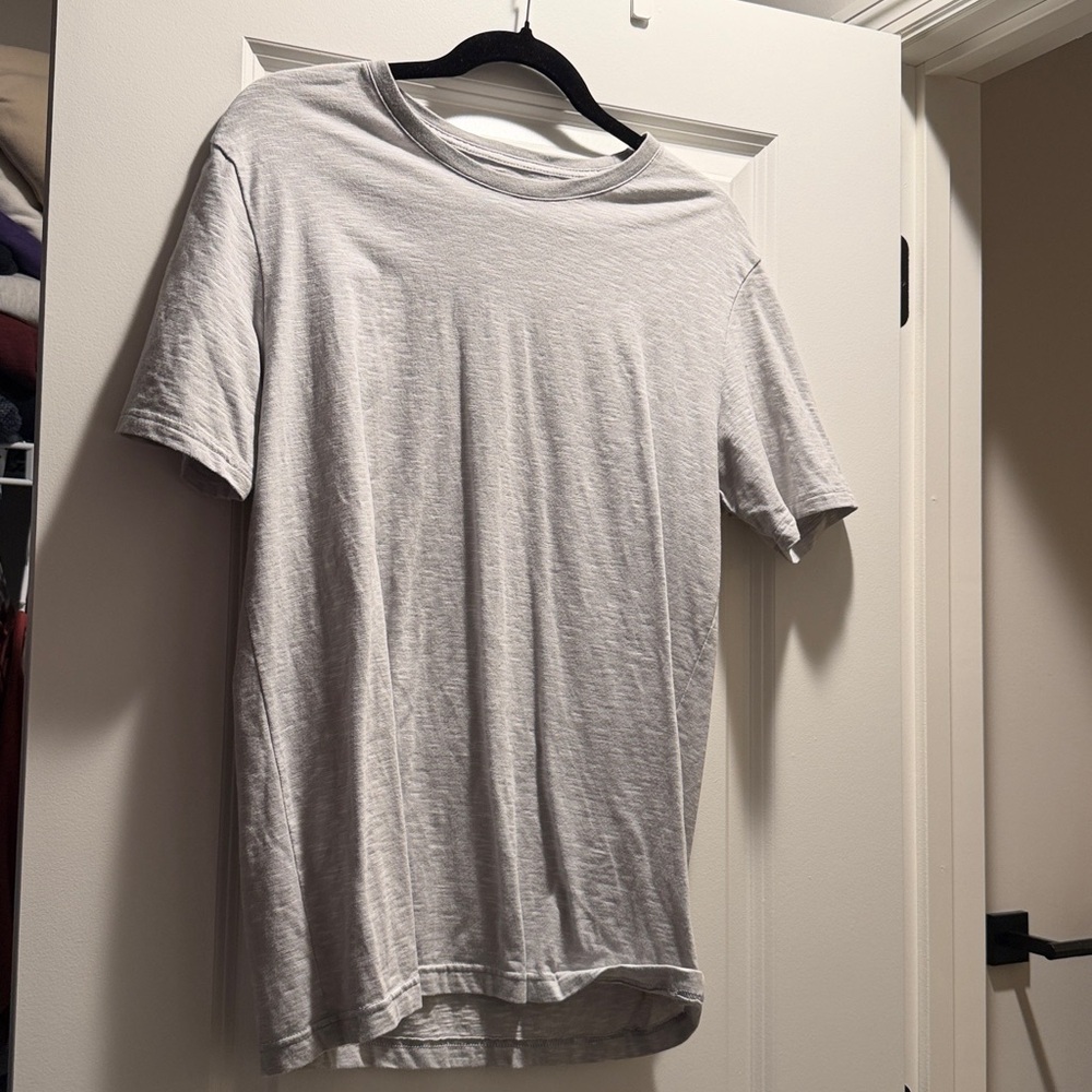 Express Light Gray Flex Stretch Tee